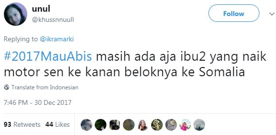 Pergantian tahun, 10 cuitan warganet ini bikin ketawa sampai 2018