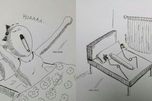 15 Ilustrasi kehidupan sehari-hari dari peniti ini unik banget