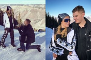 Dilamar di pegunungan Aspen, Paris Hilton resmi bertunangan