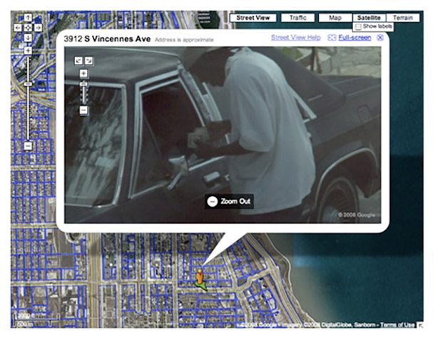 10 Aksi kejahatan ini tertangkap basah kamera Google Earth