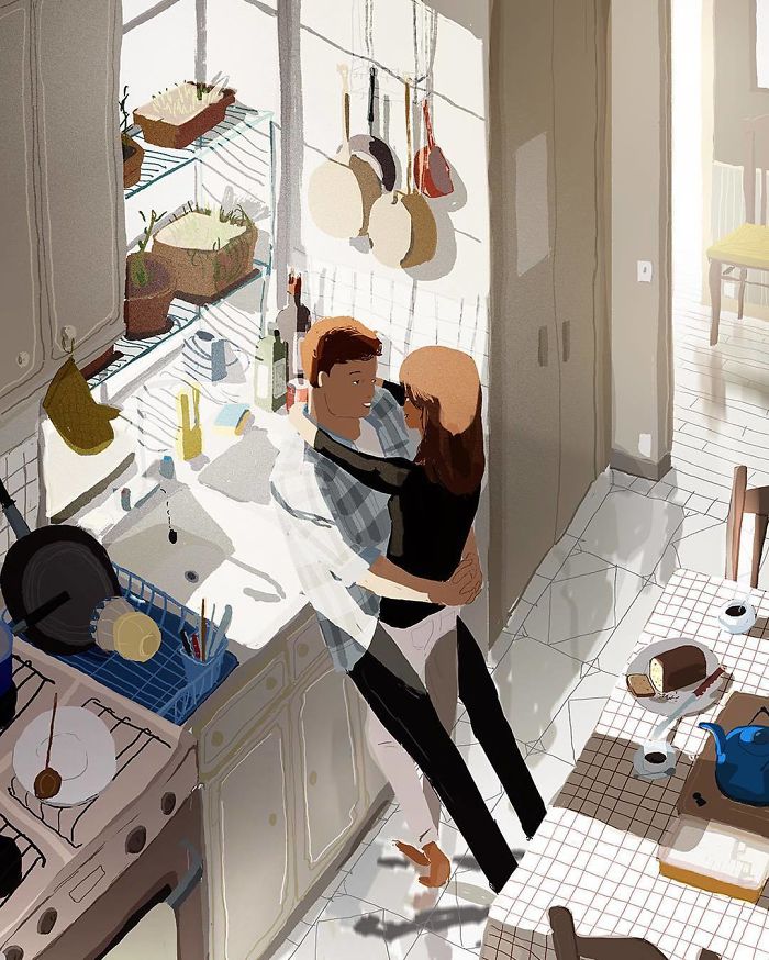 14 Ilustrasi kehidupan rumah tangga ini bikin perasaan campur aduk