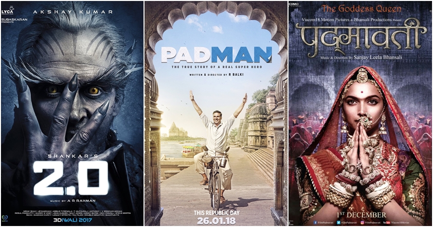 15 Film top Bollywood yang dirilis tahun 2018, Padmavati salah satunya
