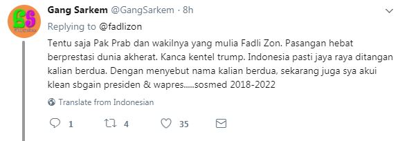 Hasil survei Fadli Zon yang menang Jokowi, respons warganet kocak