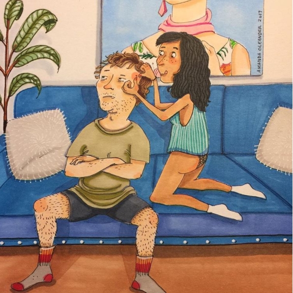 14 Ilustrasi kebahagiaan pasangan ini bukti cinta tak butuh syarat 