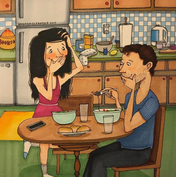 14 Ilustrasi kebahagiaan pasangan ini bukti cinta tak butuh syarat 