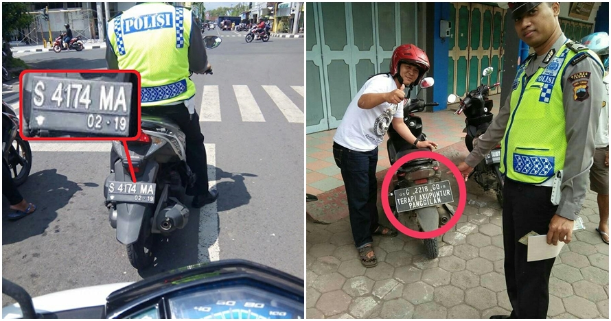 10 Pelat nomor kendaraan ini bikin nyengir-nyengir sendiri