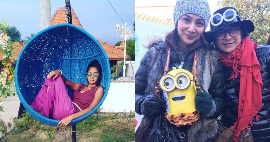 10 Potret cantiknya istri ke-2 Andy /rif yang jarang tampil di media