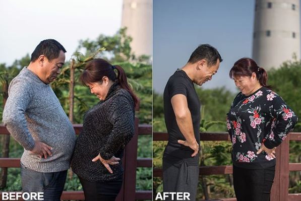 10 Before-after keluarga yang diet bersama, sixpack dalam 6 bulan
