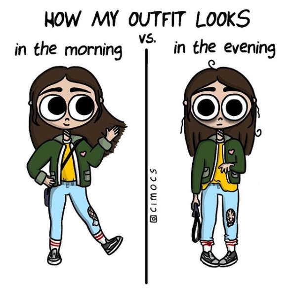 14 Ilustrasi kocak ini gambarkan rasanya jadi cewek