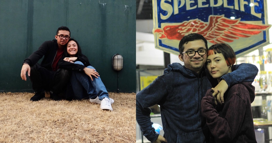 10 Potret kemesraan Poppy Sovia dan tunangannya, sederhana & romantis
