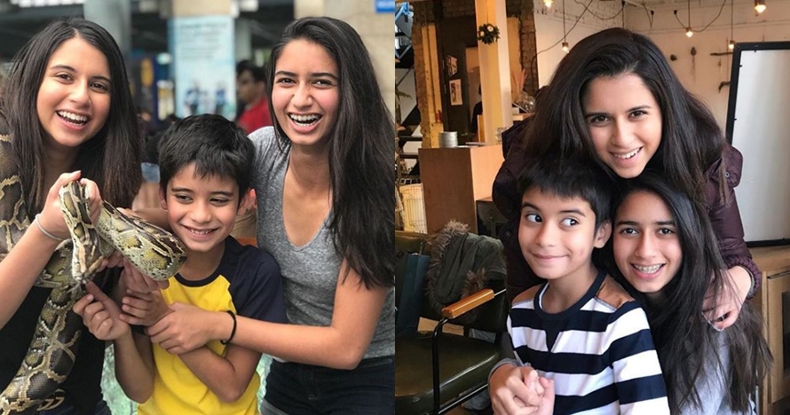 10 Pesona duo putri produser hits Manoj Punjabi, cantiknya alami