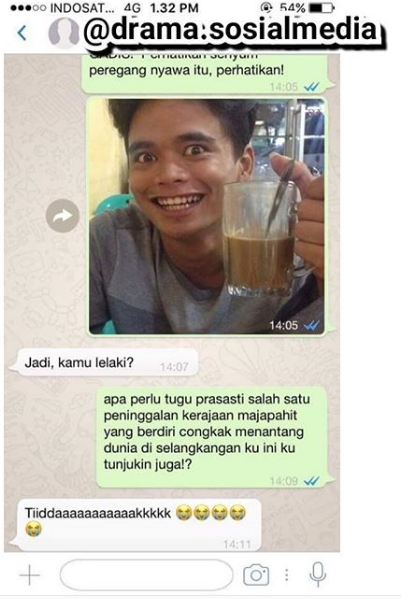Percakapan gombal tingkat dewa ini endingnya malah bikin ngakak