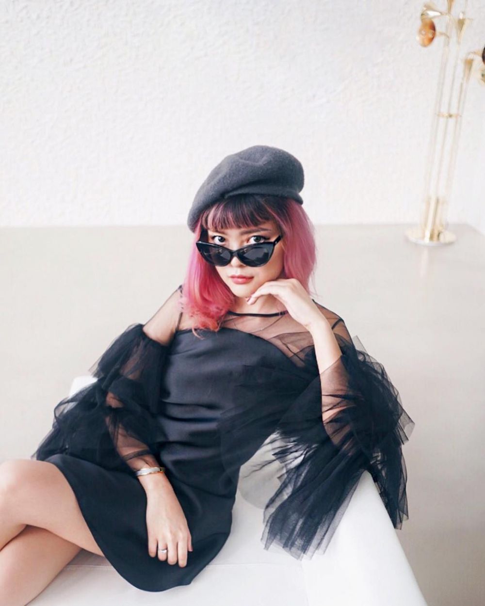 10 Pesona Sonia Eryka, kakak Rich Chigga yang gayanya nyentrik