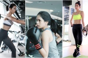 Gaya seksi 10 seleb saat fitnes ini bikin cowok keringatan deh