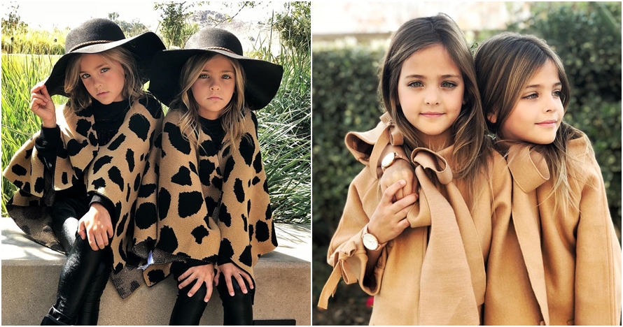 Ava Marie & Leah Rose, bocah kembar identik tercantik yang jadi model