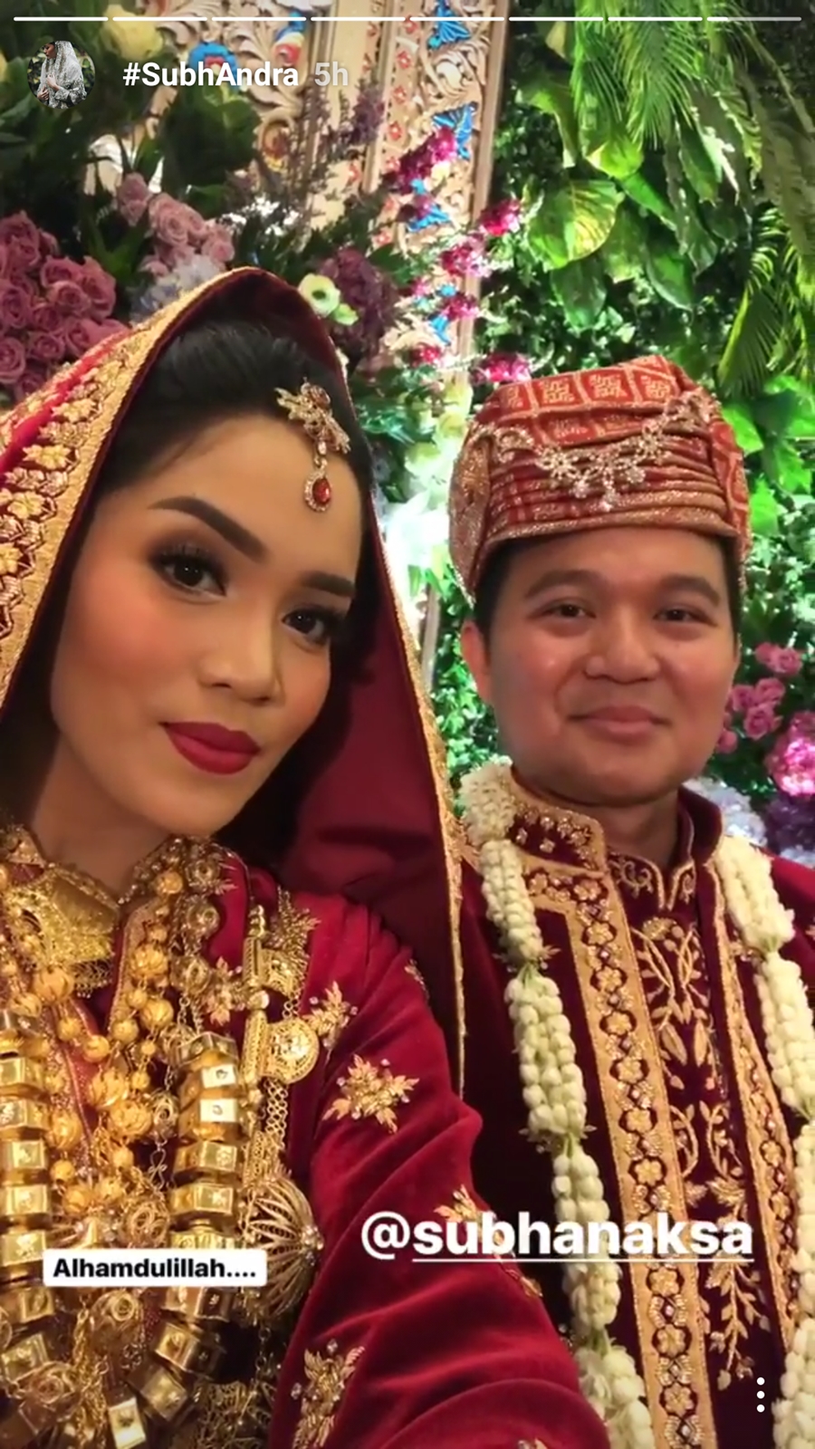 9 Momen pernikahan Alexandra Asmasoebrata dengan keponakan Jusuf Kalla