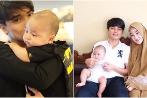 10 Gaya Alvin Faiz saat asuh anak, telaten momong putranya yang lucu