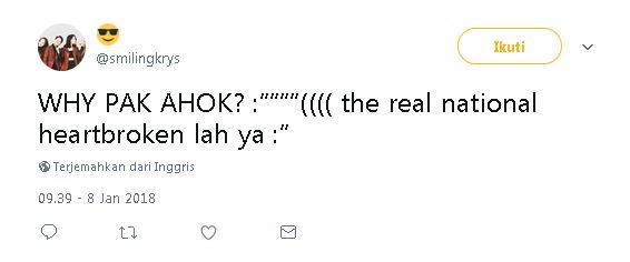 7 Ekspresi kesedihan warganet soal Ahok gugat cerai Veronica Tan