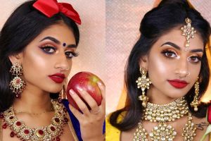 Cewek India ini ubah dirinya jadi 8 putri Disney, ini potretnya