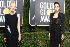 10 Seleb Hollywood ini kenakan gaun hitam di Golden Globe Award 2018