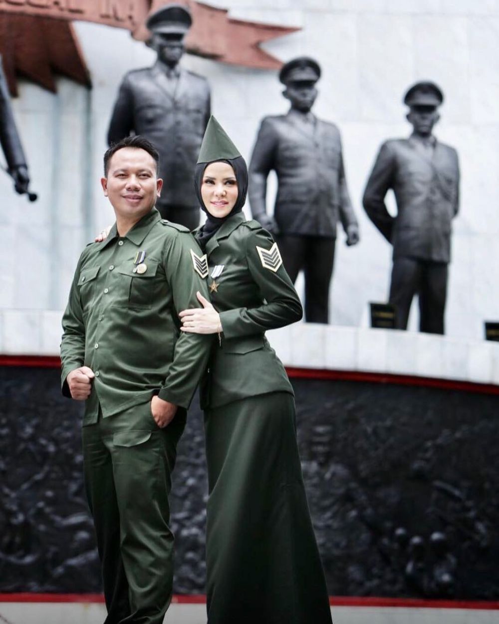 Gaya prewedding Angel Lelga dan Vicky Prasetyo, temanya unik