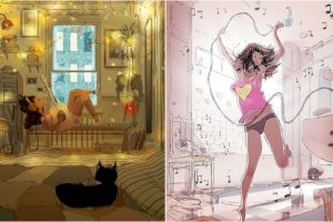 10 Sketsa ini ungkap pahit-manis keseharian cewek ketika sendirian