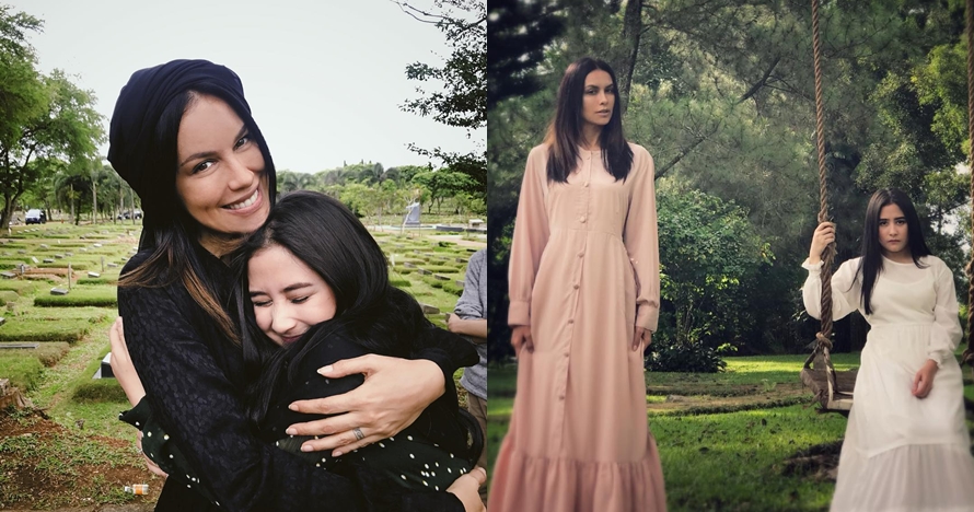 10 Momen kompak Sophia Latjuba & Prilly Latuconsina di film Danur 2