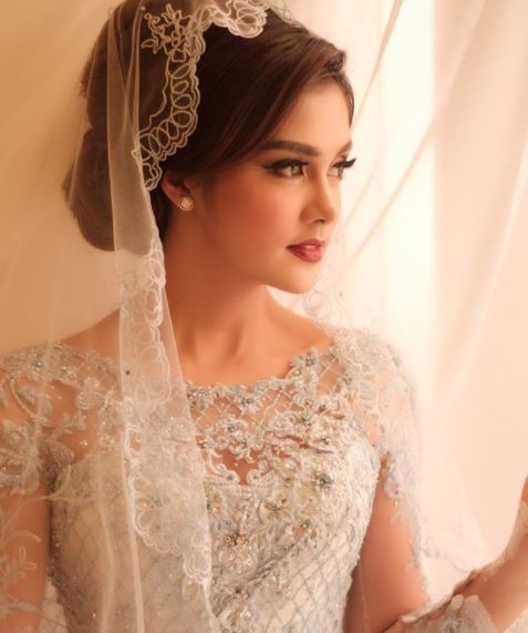 7 Pesona Biby Alraen di hari pernikahannya, cantik elegan bak princess