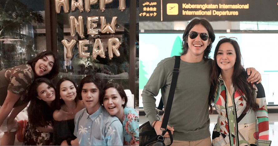 7 Momen saat Al dan El pamer kemesraan bareng pacar ke Maia