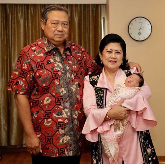 Potret baby Gaia, putri Aliya yang mirip banget dengan Ani Yudhoyono