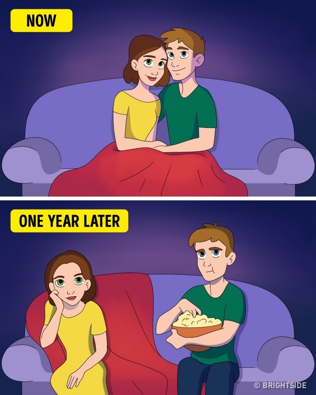 8 Ilustrasi ini gambarkan saat pasangan sudah bosan denganmu, waspada