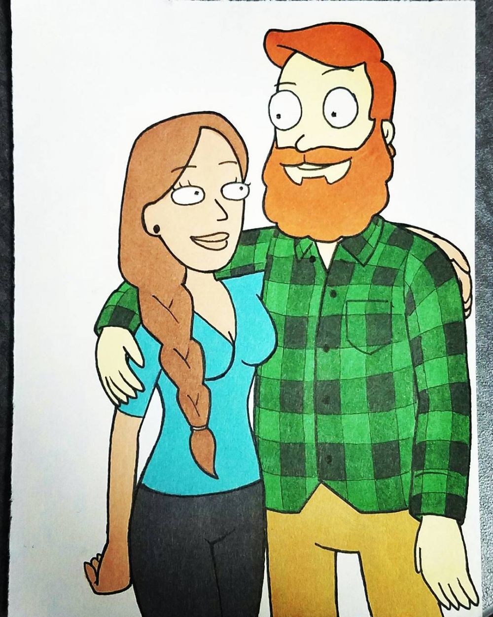 Kejutan Ke Pacar Ilustrator Ini Ubah Foto Mesra Jadi 10