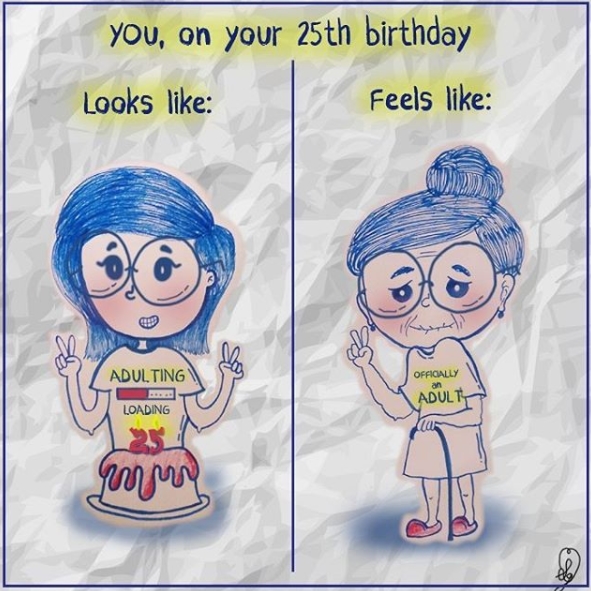 10 Ilustrasi 'orang lihat vs yang cewek rasakan', jujurnya kebangetan