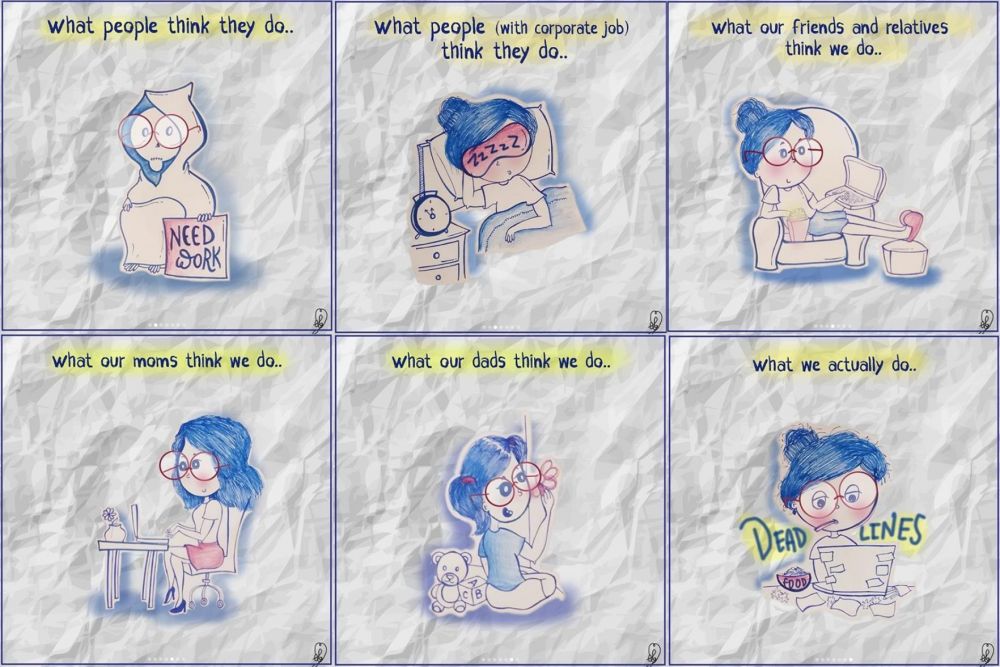 10 Ilustrasi 'orang lihat vs yang cewek rasakan', jujurnya kebangetan