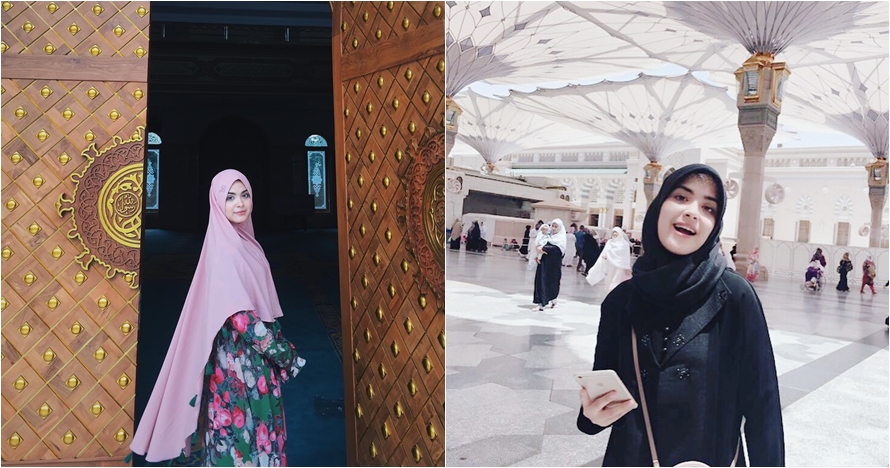 12 Gaya Vebby Palwinta saat berhijab, banyak yang bilang makin cantik