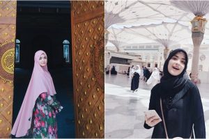 12 Gaya Vebby Palwinta saat berhijab, banyak yang bilang makin cantik