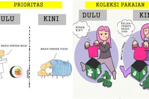 8 Ilustrasi dulu & sekarang ini tunjukkan pendirian cewek bisa goyah