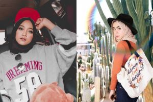 6 Padu padan topi dengan hijab yang bikin kamu tampil beda
