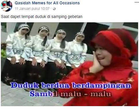 10 Meme 'cocoklogi lirik qasidah' ini lucunya bakal bikin tawamu pecah