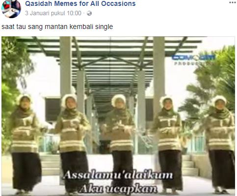 10 Meme 'cocoklogi lirik qasidah' ini lucunya bakal bikin tawamu pecah