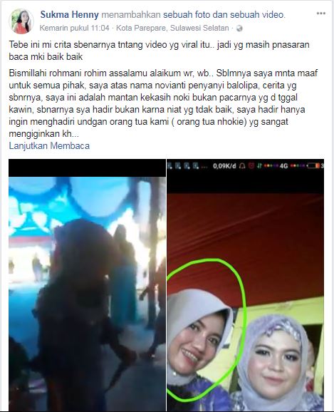 Kisah di balik hebohnya video pengantin pria pingsan di pelukan mantan