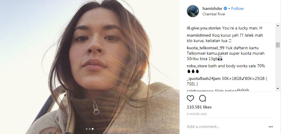 Sering traveling bareng Hamish, Raisa dikomentari lebih item & kurus