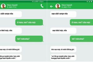 14 Chat dengan driver ojol ini kocaknya bikin terkaget-kaget