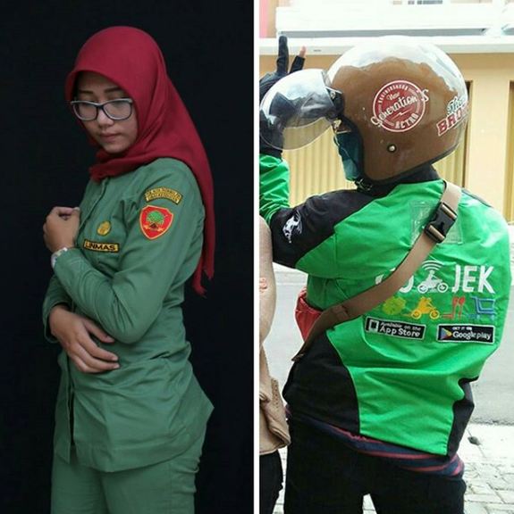  Sudah punya profesi top, 5 orang ini juga driver ojek online