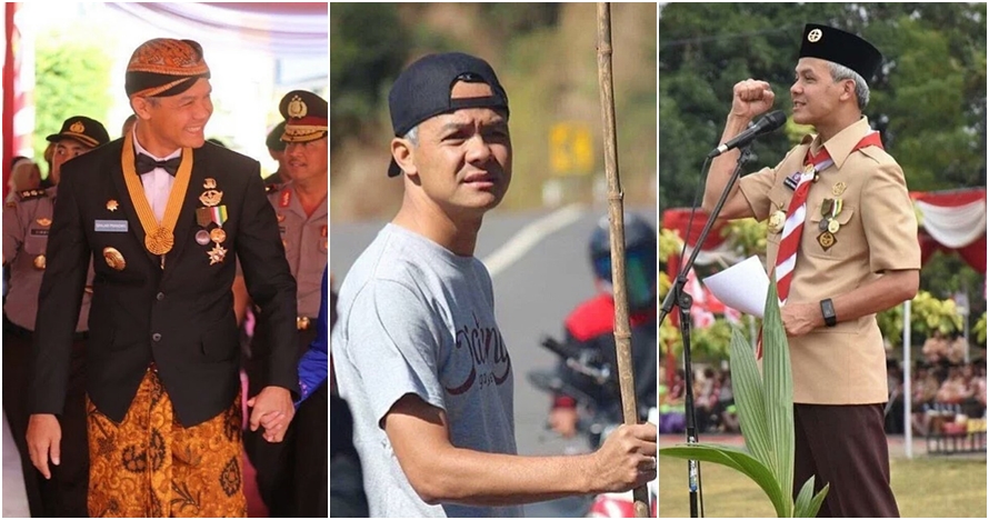 10 Gaya berpakaian Ganjar Pranowo, kerap tampil berkarisma & energik
