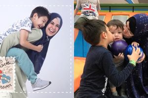 Jadi single parent, ini 8 momen kedekatan Risty Tagor & kedua anaknya