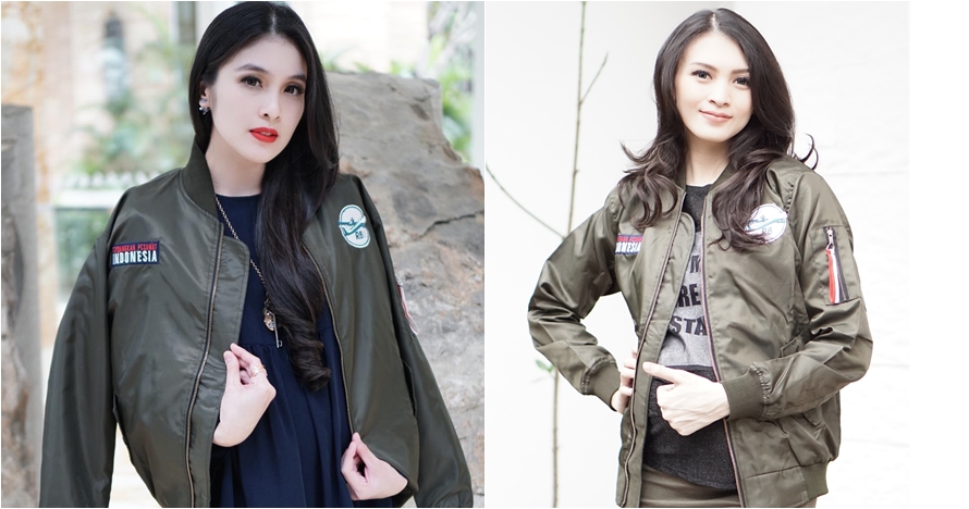 Bukti dukungan, 10 seleb ini tampil kece kenakan jaket pesawat R80
