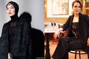 9 Seleb cantik yang gemar memakai busana serba hitam, cantik & menawan