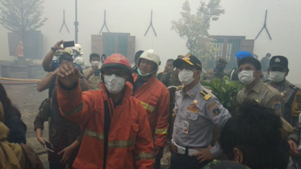 7 Foto kebakaran di Museum Bahari Jakarta, hanguskan benda bersejarah