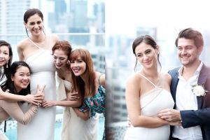  10 Potret baby shower Marissa Nasution, elegan bak pengantin baru